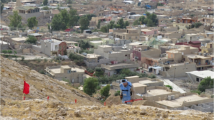 Clearance near a village in Iraq